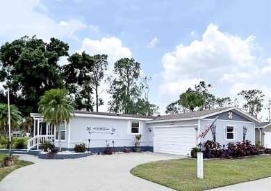 Relax on the lanai or patio of this charming, well-maintained on Del Tura Golf and Country Club in Florida - for sale on GolfHomes.com, golf home, golf lot