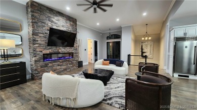 2023 construction, stunning home and is TURNKEY! Stucco & stone on The Club At Porto Cima in Missouri - for sale on GolfHomes.com, golf home, golf lot