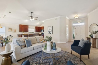 Nestled in a beautifully landscaped setting and shaded by mature on Wildhorse Golf Club of Robson Ranch in Texas - for sale on GolfHomes.com, golf home, golf lot