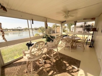 This PARTIALLY furnished split, open plan, 3bd, 2ba LAKE VIEW on Del Tura Golf and Country Club in Florida - for sale on GolfHomes.com, golf home, golf lot