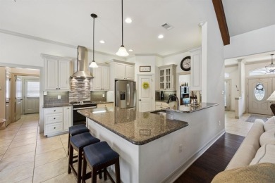 Gated, golf cart to the country club, and just steps from Cedar on Cedar Creek Country Club in Texas - for sale on GolfHomes.com, golf home, golf lot