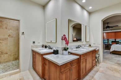 One of the premier lots in First Water! This exceptional 3 bed on Superstition Mountain Club - Lost Gold in Arizona - for sale on GolfHomes.com, golf home, golf lot