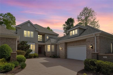 Experience elevated pond-front living at 300 Rivers Edge in on Kingsmill Resort and Golf Club in Virginia - for sale on GolfHomes.com, golf home, golf lot