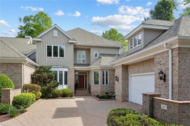 Experience elevated pond-front living at 300 Rivers Edge in on Kingsmill Resort and Golf Club in Virginia - for sale on GolfHomes.com, golf home, golf lot