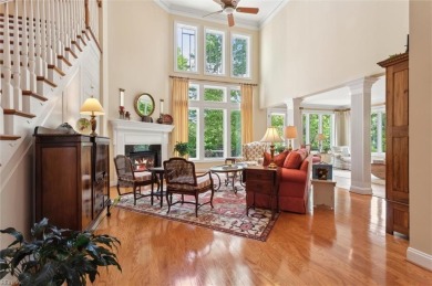 Experience elevated pond-front living at 300 Rivers Edge in on Kingsmill Resort and Golf Club in Virginia - for sale on GolfHomes.com, golf home, golf lot