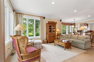 Experience elevated pond-front living at 300 Rivers Edge in on Kingsmill Resort and Golf Club in Virginia - for sale on GolfHomes.com, golf home, golf lot