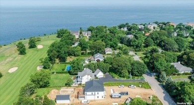 This is a beautiful new luxury home with water views of the Long on Islands End Golf and Country Club, Inc. in New York - for sale on GolfHomes.com, golf home, golf lot