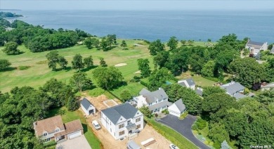 This is a beautiful new luxury home with water views of the Long on Islands End Golf and Country Club, Inc. in New York - for sale on GolfHomes.com, golf home, golf lot