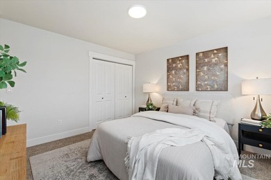 Beautiful new construction by Aby Homes LLC, ideally situated on on Hunters Point Golf Club in Idaho - for sale on GolfHomes.com, golf home, golf lot