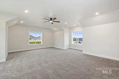 Beautiful new construction by Aby Homes LLC, ideally situated on on Hunters Point Golf Club in Idaho - for sale on GolfHomes.com, golf home, golf lot