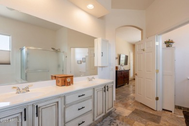 Sitting on a corner lot, this SEDONA model is in the 55+ adult on Lone Tree Golf Club in Arizona - for sale on GolfHomes.com, golf home, golf lot