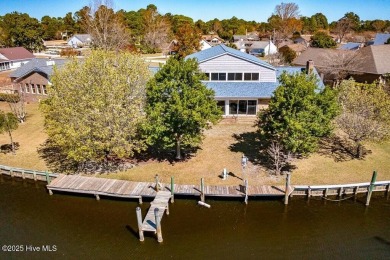Experience unparalleled waterfront living in this extraordinary on Harbour Point Golf Club in North Carolina - for sale on GolfHomes.com, golf home, golf lot