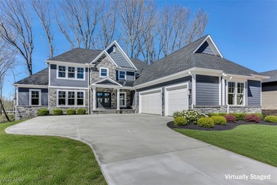 Simcon Homes delivers a show-stopping new spec home that on Barrington Golf Club in Ohio - for sale on GolfHomes.com, golf home, golf lot