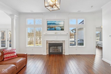 Welcome to your dream home in the heart of Fishers, nestled on River Glen Country Club in Indiana - for sale on GolfHomes.com, golf home, golf lot