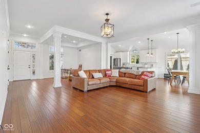 Welcome to your dream home in the heart of Fishers, nestled on River Glen Country Club in Indiana - for sale on GolfHomes.com, golf home, golf lot