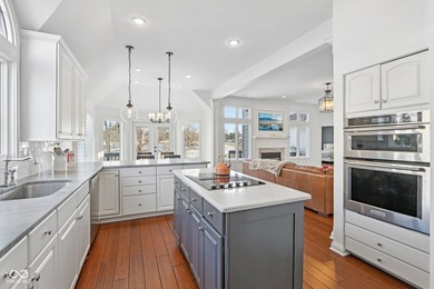 Welcome to your dream home in the heart of Fishers, nestled on River Glen Country Club in Indiana - for sale on GolfHomes.com, golf home, golf lot