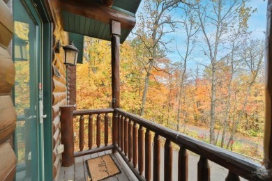 Enjoy relaxing on the large 10x30 deck overlooking the 11th hole on Hardwoods Golf Club At Mille Lacs in Minnesota - for sale on GolfHomes.com, golf home, golf lot