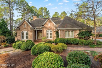 Located just inside Pinewild Country Club, this all brick on Pinewild Country Club of Pinehurst in North Carolina - for sale on GolfHomes.com, golf home, golf lot