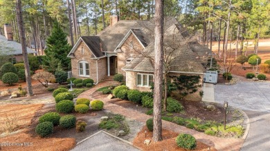 Located just inside Pinewild Country Club, this all brick on Pinewild Country Club of Pinehurst in North Carolina - for sale on GolfHomes.com, golf home, golf lot