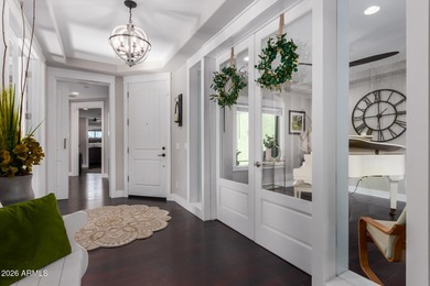 Step into resort-style living in this luxury upgraded home on Poston Butte Golf Club in Arizona - for sale on GolfHomes.com, golf home, golf lot