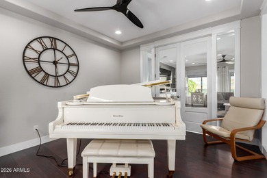 Step into resort-style living in this luxury upgraded home on Poston Butte Golf Club in Arizona - for sale on GolfHomes.com, golf home, golf lot