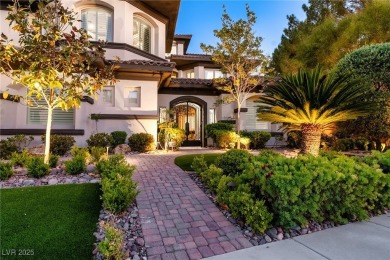 Custom Estate Perched High in the Hills above Green Fairways on Anthem Country Club in Nevada - for sale on GolfHomes.com, golf home, golf lot