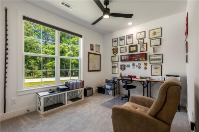 Built in 2024, this home sits on .29 acre lot minutes from I49 on Bella Vista Country Club - Highlands in Arkansas - for sale on GolfHomes.com, golf home, golf lot