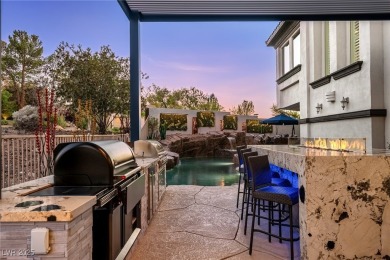 Custom Estate Perched High in the Hills above Green Fairways on Anthem Country Club in Nevada - for sale on GolfHomes.com, golf home, golf lot