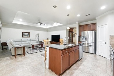Stunning Tifton Walk Floor Plan located in the vibrant 55+ on Frisco Lakes Golf Course in Texas - for sale on GolfHomes.com, golf home, golf lot