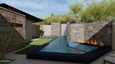 See renderings siting an layout of Contemporary Home on the on Troon Country Club in Arizona - for sale on GolfHomes.com, golf home, golf lot