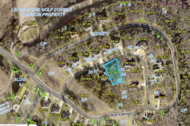 Gorgeous, almost level lot in the prestigious Stonebridge on Ledgestone Country Club and Golf Course in Missouri - for sale on GolfHomes.com, golf home, golf lot