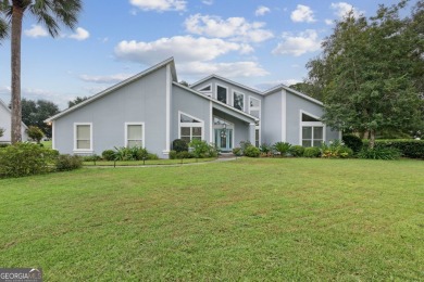 Striking modern home on the 6th green in the gated community of on The Club At Osprey Cove in Georgia - for sale on GolfHomes.com, golf home, golf lot