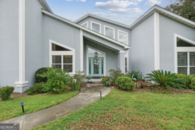 Striking modern home on the 6th green in the gated community of on The Club At Osprey Cove in Georgia - for sale on GolfHomes.com, golf home, golf lot