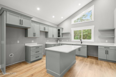 Beautiful new construction home situated on a level lot in the on Lake Tansi Village Country Club in Tennessee - for sale on GolfHomes.com, golf home, golf lot