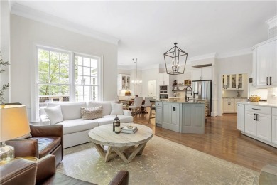 Southern-Inspired Cape Cod Estate on the 15th Hole in Gated on Alpharetta Athletic Club East in Georgia - for sale on GolfHomes.com, golf home, golf lot