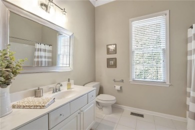Southern-Inspired Cape Cod Estate on the 15th Hole in Gated on Alpharetta Athletic Club East in Georgia - for sale on GolfHomes.com, golf home, golf lot