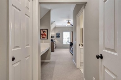 Southern-Inspired Cape Cod Estate on the 15th Hole in Gated on Alpharetta Athletic Club East in Georgia - for sale on GolfHomes.com, golf home, golf lot