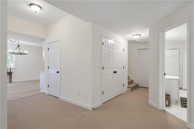 Southern-Inspired Cape Cod Estate on the 15th Hole in Gated on Alpharetta Athletic Club East in Georgia - for sale on GolfHomes.com, golf home, golf lot