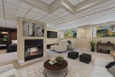 Fabulous expanded Augusta end-unit townhome in the premier on Pine Meadow Golf Club in Illinois - for sale on GolfHomes.com, golf home, golf lot