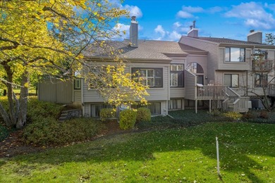 Fabulous expanded Augusta end-unit townhome in the premier on Pine Meadow Golf Club in Illinois - for sale on GolfHomes.com, golf home, golf lot