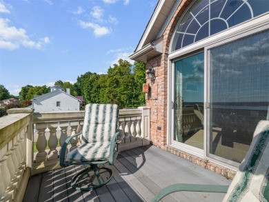This spacious home boasts stunning views of the Lake and is on Oakland Beach Golf Course in Pennsylvania - for sale on GolfHomes.com, golf home, golf lot