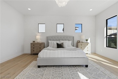 Nestled in guard-gated Eagle Rock community, this stunning home on TPC Las Vegas in Nevada - for sale on GolfHomes.com, golf home, golf lot