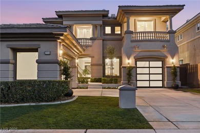 Nestled in guard-gated Eagle Rock community, this stunning home on TPC Las Vegas in Nevada - for sale on GolfHomes.com, golf home, golf lot