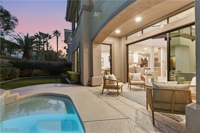 Nestled in guard-gated Eagle Rock community, this stunning home on TPC Las Vegas in Nevada - for sale on GolfHomes.com, golf home, golf lot