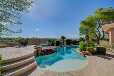 Amazing views offering city, mountain , golf course & water on Anthem Country Club in Nevada - for sale on GolfHomes.com, golf home, golf lot