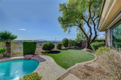 Amazing views offering city, mountain , golf course & water on Anthem Country Club in Nevada - for sale on GolfHomes.com, golf home, golf lot