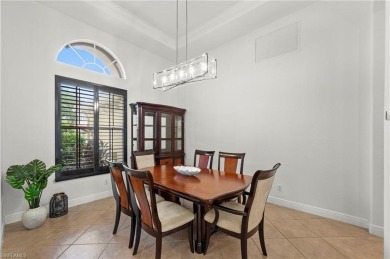 Rarely available and move-in ready, this Sandpiper model in on Estero Country Club in Florida - for sale on GolfHomes.com, golf home, golf lot
