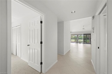 Sweeping lake and golf course views with no buildings beyond on Estero Country Club in Florida - for sale on GolfHomes.com, golf home, golf lot