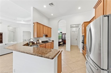 Rarely available and move-in ready, this Sandpiper model in on Estero Country Club in Florida - for sale on GolfHomes.com, golf home, golf lot