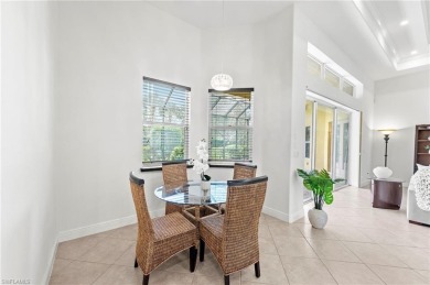 Rarely available and move-in ready, this Sandpiper model in on Estero Country Club in Florida - for sale on GolfHomes.com, golf home, golf lot
